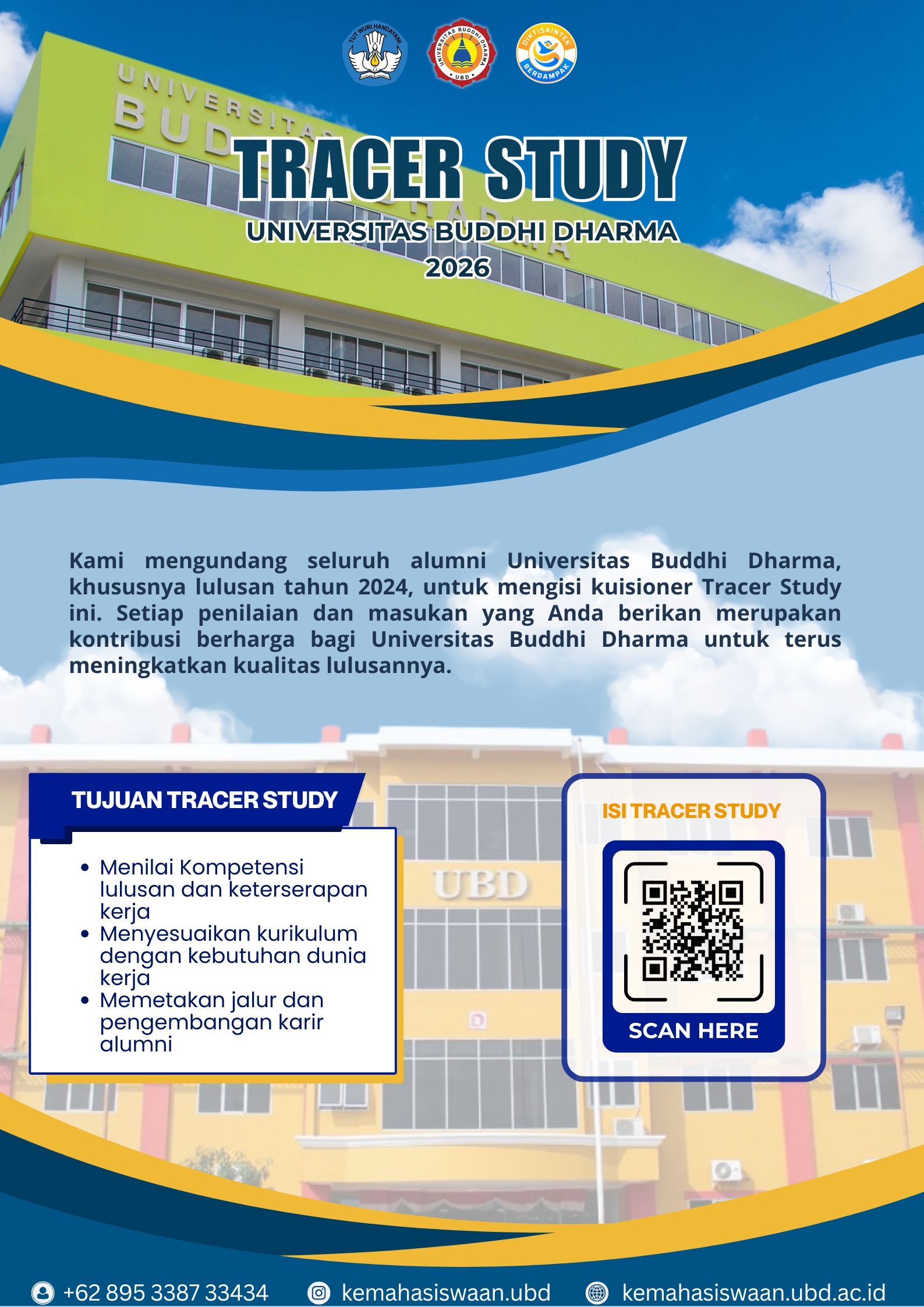 Poster Tracer Study Universitas Buddhi Dharma
